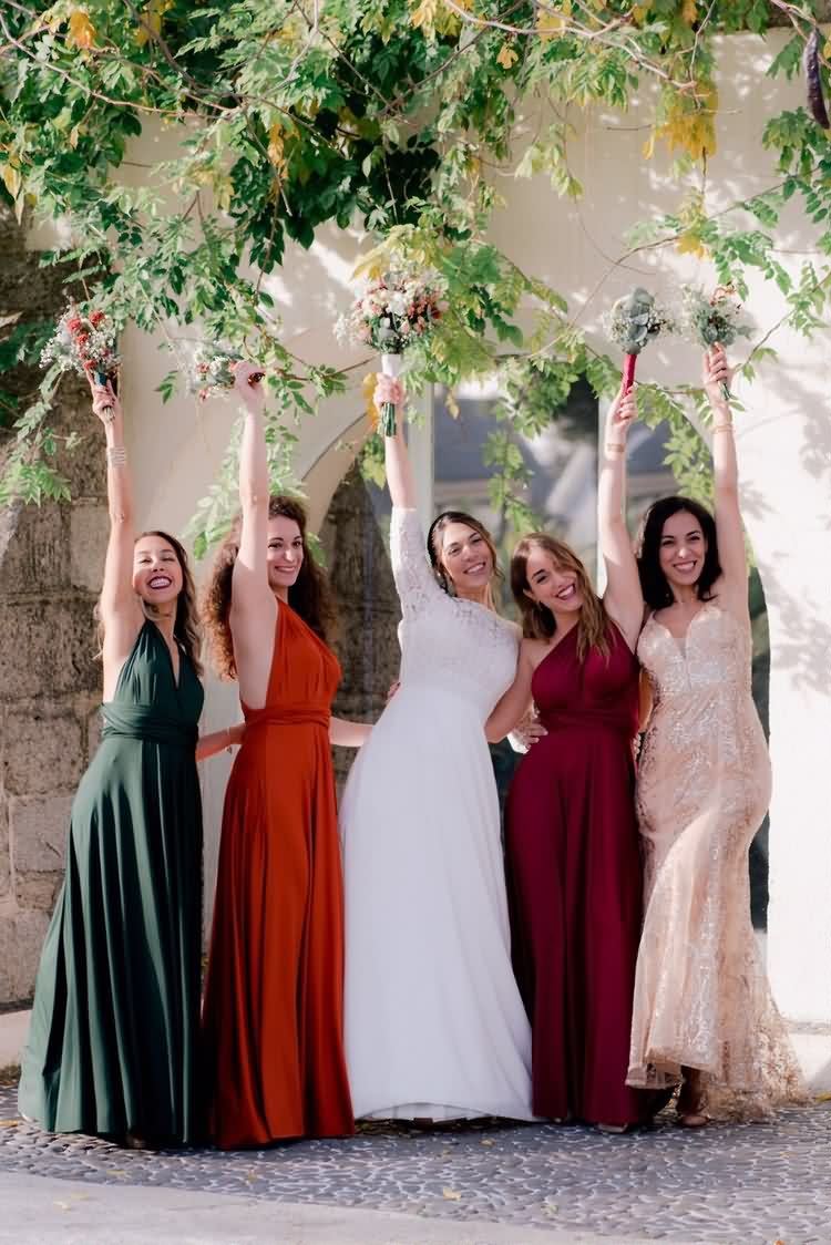 72styles infinity bridesmaid dress