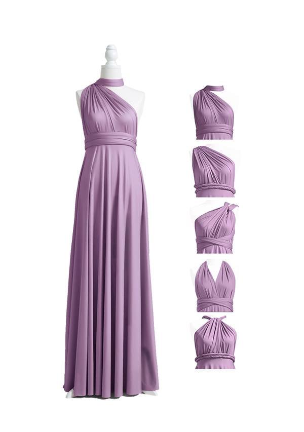 Mauve Maxi Multiway Convertible Infinity Dress