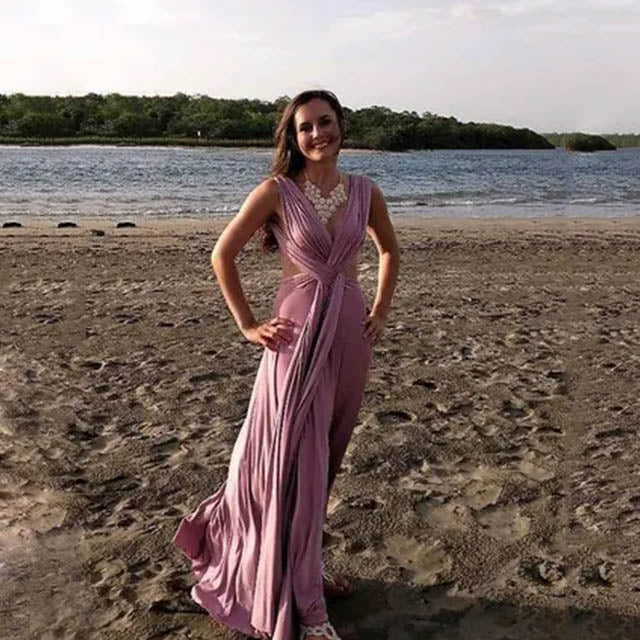 72styles dusty rose infinity dress