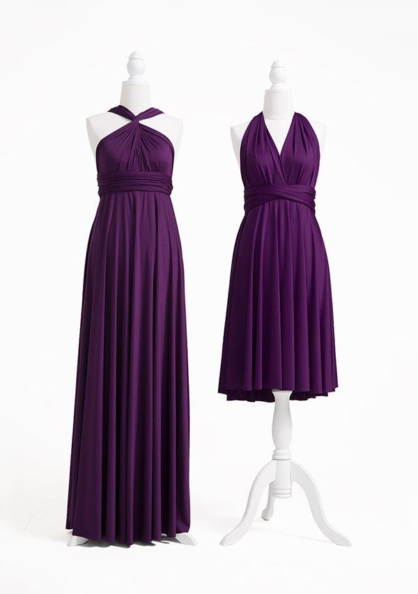 Buy Dark Purple Infinity Dress, Multiway Dress