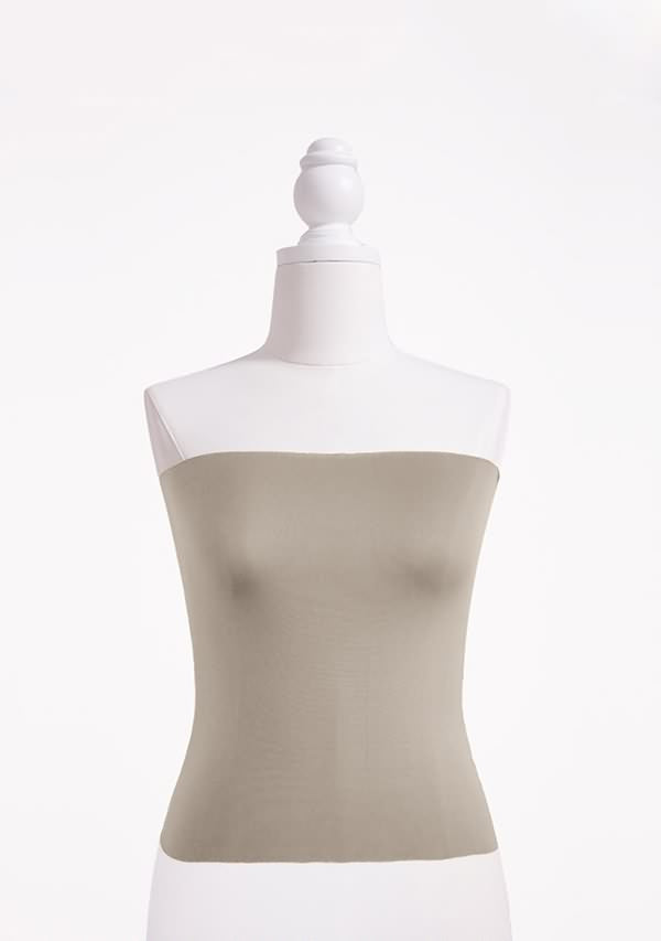Taupe Infinity Dress Bandeau