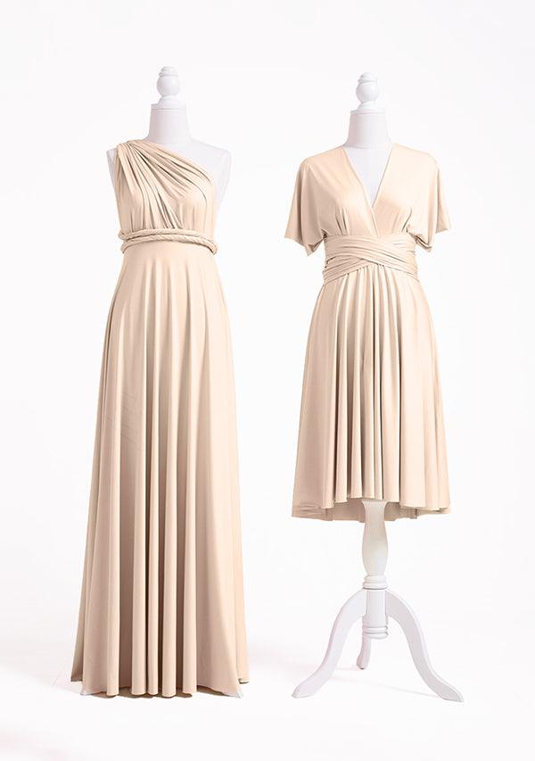 Champagne Multiway Infinity Dress