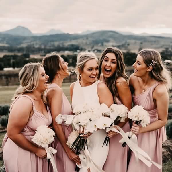 Dusty Rose Infinity Dress